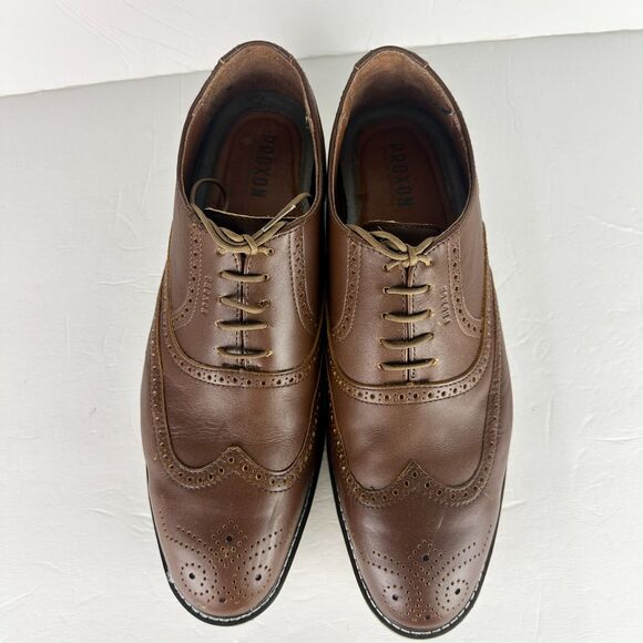 Brown Leather Oxfords - Picture 4 of 10